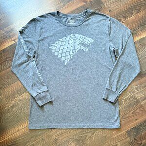 Game of Thrones "House Stark - Winter is Coming" Long-Sleeve T-Shirt - Size XL